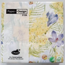 Paper Napkins Spring Mantra 20-count 25cm Cocktail Beverage Germany Duni paper +