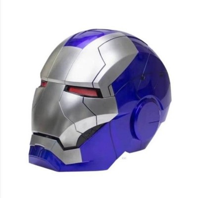 1:1 Iron Man Helmet MK5 Jarvis Deformable Voice Control Wearable Electroplated
