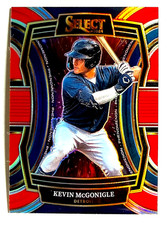 2024 PANINI SELECT KEVIN MCGONIGLE RED PHENOMENON PRIZM #/99 DETROIT TIGERS #18