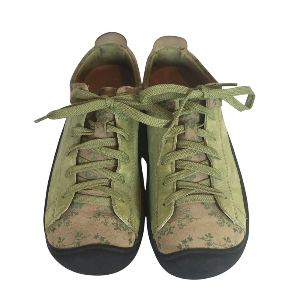 Zapatos informales Keen para mujer de gamuza verde y tostado florales de caña baja talla 5/35 Foto 2 de 4
