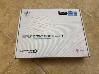 MPG Z790 Edge Wifi Intel Motherboard AS IS Lightning Gen 5 COMES W 137000K CPU