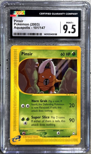 Pinsir graded CGC 9.5 for sale on eBay