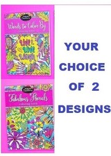 Cra-Z-Art Timeless Creations Coloring Book Kids Adults Florals Relax Creative