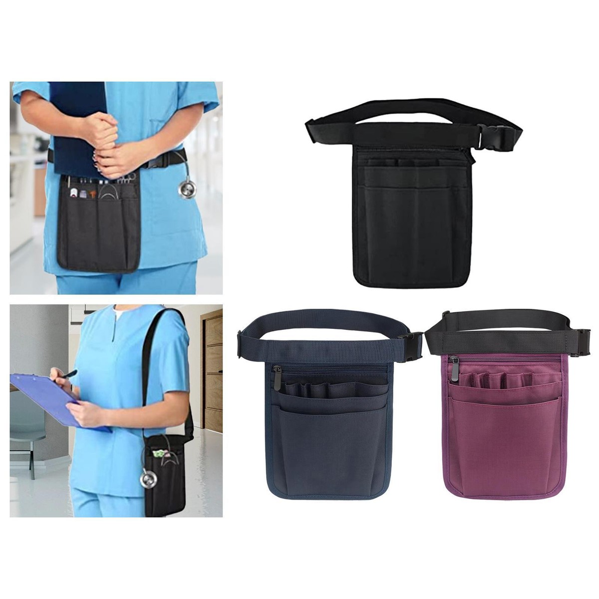 Nurse Waist Bag Pouch Supplies Storage Bag Utility Belt