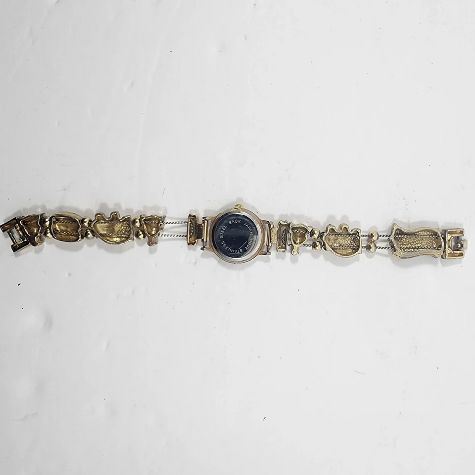 Винтажные кварцевые женские наручные часы Bond St двухцветные золото и серебро - Изображение 4 из 4