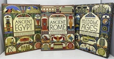 Treasure Chest 3 Pack Ancient Egypt Rome Middle Ages Books Models Homeschool