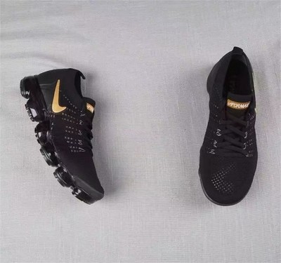 Size 9 - Nike Air VaporMax Flyknit 2 Black Gold for sale 
