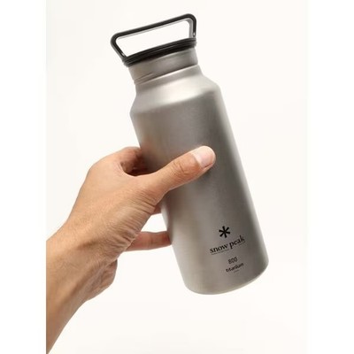 Snow Peak Aurora Bottle 800ml Silver Titanium Water Bottle TW-800