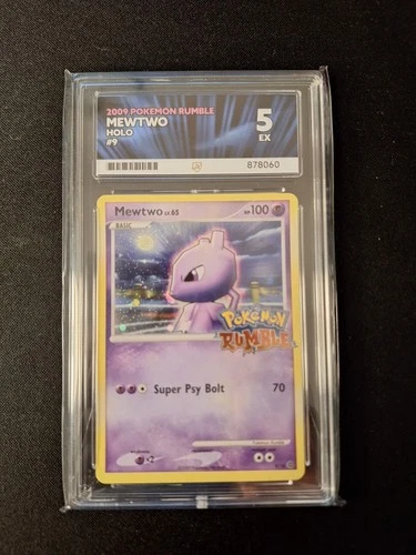 Pokémon TCG Mewtwo RM 9/16 Holo Rare Rumble Stamped Graded ACE 5 Pop 1