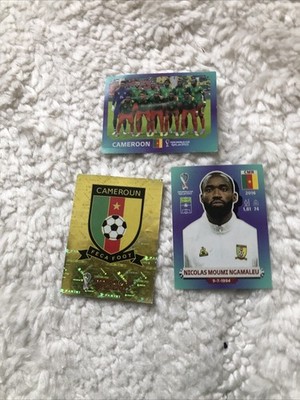 2022 Panini FIFA World Cup Qatar Stickers CMR 1 CMR 2 CMR 19