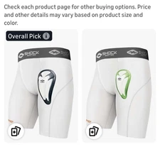 SHOCK DOCTOR SPORT, Compression Short With Cup