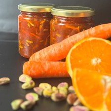 “Homemade Vegan Artisan Jam – Rose, Carrot, Blueberry | Gift Wrapped | UK Made”