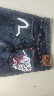 Evisu Jeans Dunkelblau   100% Cotton