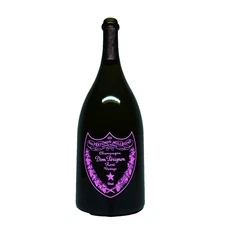 Dom Perignon Rose Pink Luminous Light Up Empty Bottle 1.5L Magnum