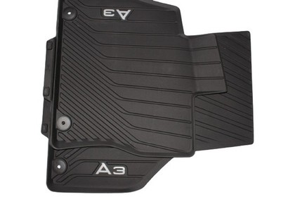 Original Audi A3 Gummifußmatten Allwettermatten vorne 8V5061502  041