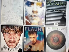 Flaunt Magazine 2000 Lot 10, 11, 13, 15, 16, 17 (Dec/Feb/Apr/June-Jul/Aug/Sept)