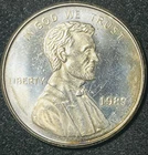 1 Troy Ounce .999 Fine Silver 1989 Lincoln Wheat Cent Round. FREE SHIPPING!