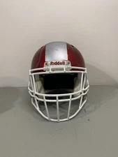 Riddell Revo Speed/Victor Football Helmet Gloss Red Adult Large 2016yr#90