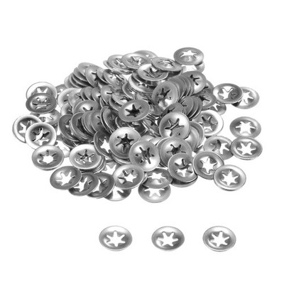 150PCS Internal Tooth Push on Locking Washers Stainless Steel M3 x 9mm