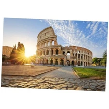 Rome Colosseum Backdrop European Ancient Historical Sites Heritage 7x5ft
