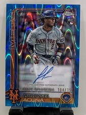 2025 Topps Chrome Autographs Luisangel Acuna #/150