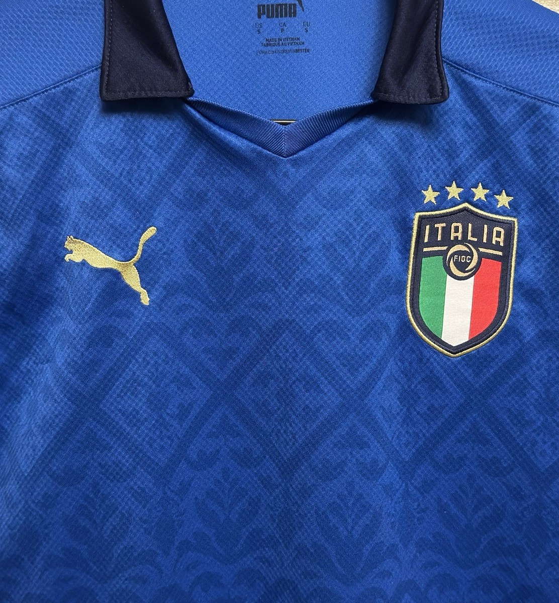 Italy 2020 2021 EURO Italia Home Football Shirt Puma Soccer Jersey
