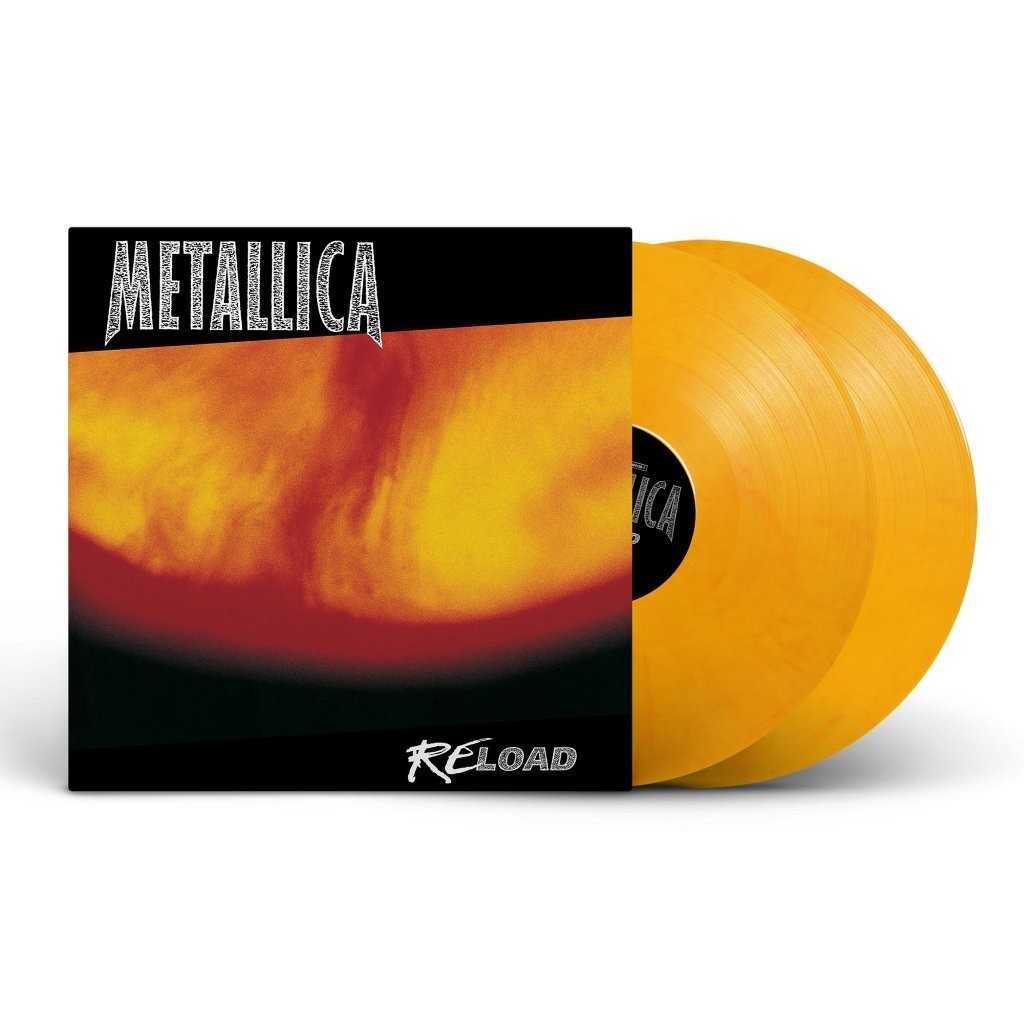 Metallica ReLoad Flaming Fuel Yellow 12""  Vinyl 2LP 180g Remaster Pre Sale 26/06