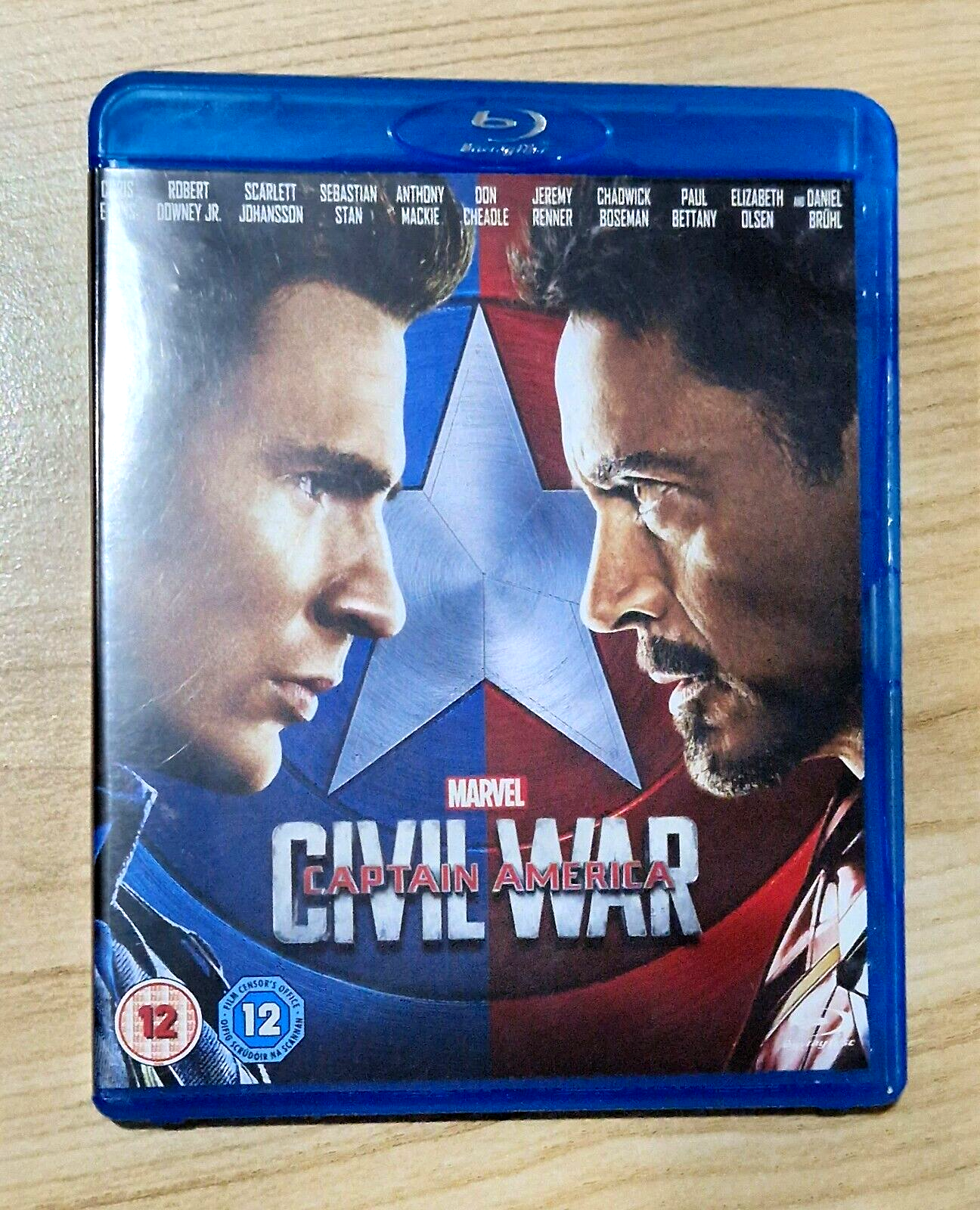 Captain America Civil War BLU RAY Marvel Film