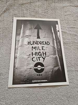 FPOT292 MAGAZINE ADVERT 12X9'' OCEAN COLOUR SCENE : HUNDRED MILE HIGH CITY