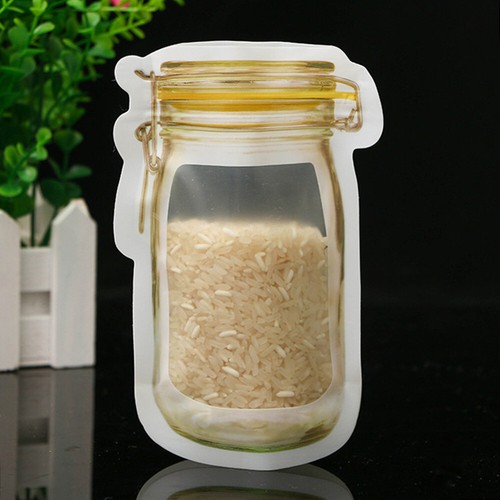 40Pcs Small Mason jar Spice Jars Bags Leakproof Reusable Spice storage Bags - Picture 2 of 6