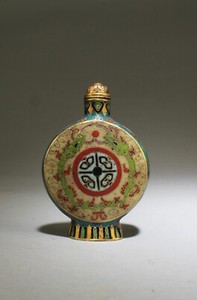 A Cloisonne Snuff Bottle