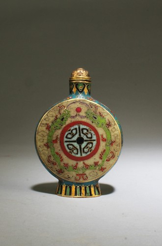 A Cloisonne Snuff Bottle