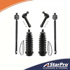 Front Inner Outer Tie Rod Ends for Chrysler Town Country Dodge Grand Caravan