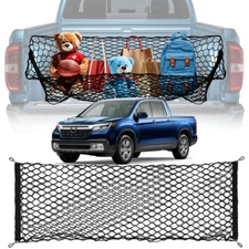 For Honda Ridgeline Pickup Rear Truck Cargo Net Envelope Heavy-Duty Storage Mesh