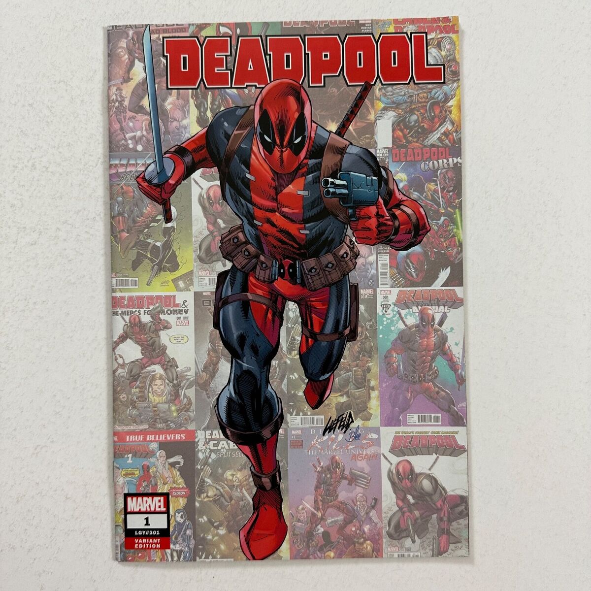 DEADPOOL 1 RARE ROB LIEFELD CREATIONS THE NUMBER ONES DEADPOOL 1 RARE ROB LIEFELD CREATIONS THE NUMBER ONES