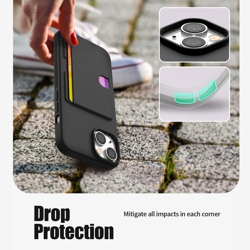 Mercury Goospery Rail 2 Card case cover for Apple iPhone 15 Plus - Picture 5 of 8