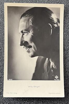 Autogrammkarte FOTO Schauspieler Willy Birgel  s/w   #1