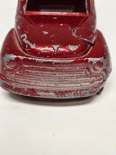 Vintage Structo Pressed Steel Metal Flake Red Stepside Pickup Truck - Picture 7 of 12