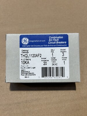GE COMBINATION ARC FAULT THQL1120AF2 BREAKER - BRAND NEW!