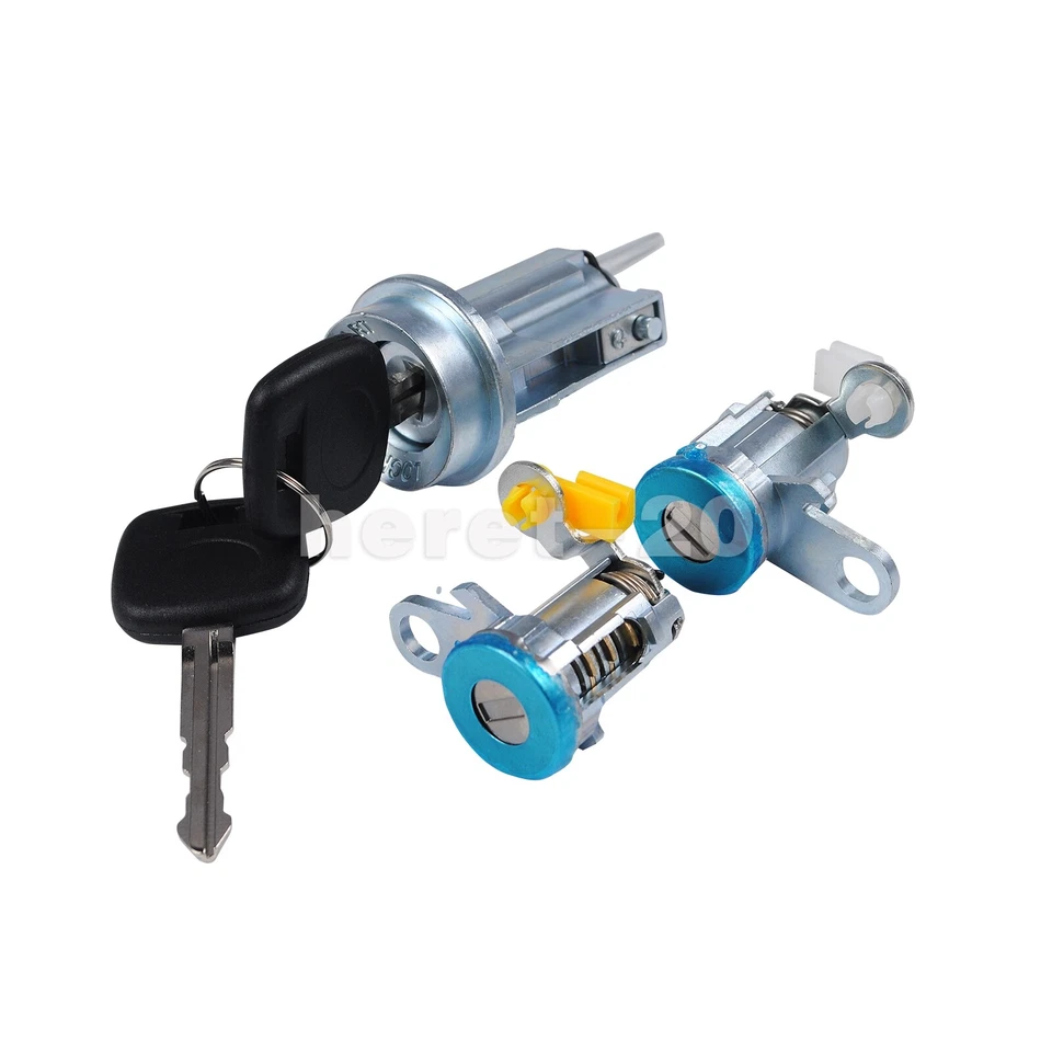 Ignition Switch Lock Key and Front Door Lock Cylinder Set For Toyota Tacoma95-04 Foto 3 de 4