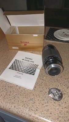 Sigma AF 75-300mm DL Zoom Lens f4-5.6 For Sony Minolta Cameras EXCELLENT COND. 