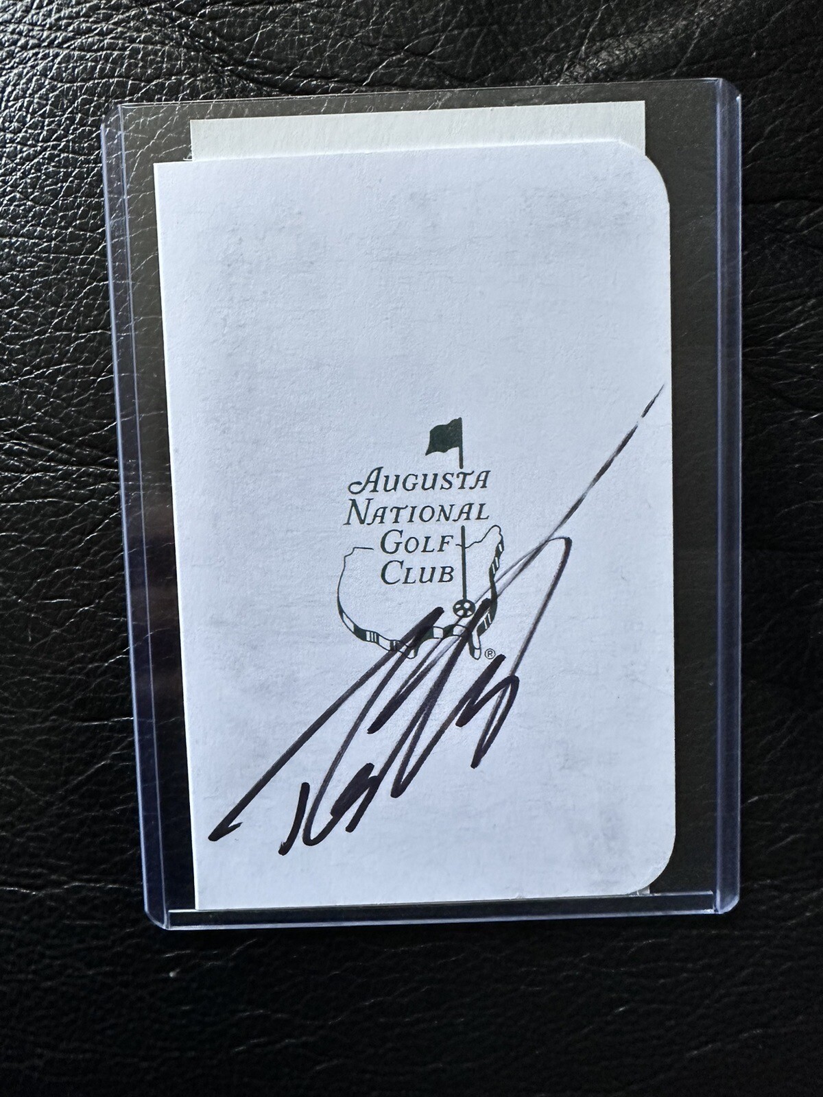 Tommy Fleetwood Autographed Signed JSA Masters Augusta National Scorecard #6 