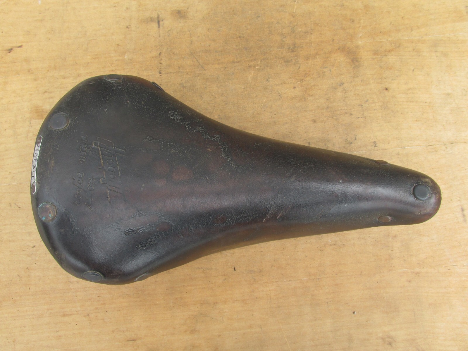 IDEALE 90 SPECIAL COMPETITION ANCIEN SELLE CUIR VELO LEATHER BICYCLE