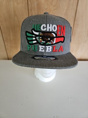 Hecho En Puebla Wynn Headlines Snapback Hat In Gray OSFA