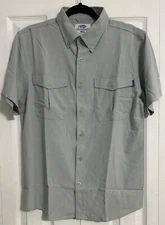 AFTCO Men’s S Rangle Short Sleeve Button Down Vented Lightweight Fishing Shirt