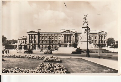 ***ORIGINAL POSTCARD***BUCKINGHAM-PALAST-KÖNIGIN ELIZABETH-MARY-WINDSOR-LONDON