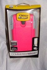 Funda tipo billetera OtterBox Commuter para Samsung Galaxy S4 - Rosa