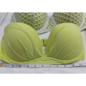 Victoria's Secret Women's Size 34C/D XS/S Neon Yellow 5 Piece Mix & Match Bikini