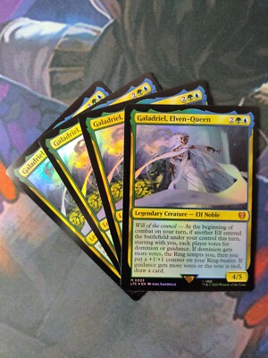 Galadriel, Elven-Queen x 4 - Foil | 7% Off 2+ | UB: LOTR | NM | MTG