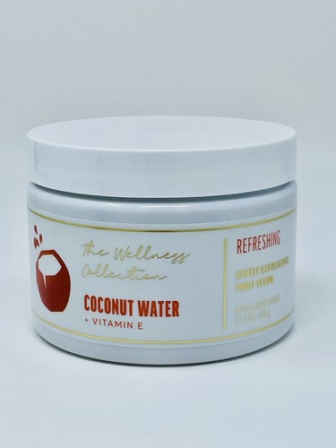 Bath & Body Works COCONUT WATER Exfoliating Fruit Scrub 11.5 oz. SEALED Wellness